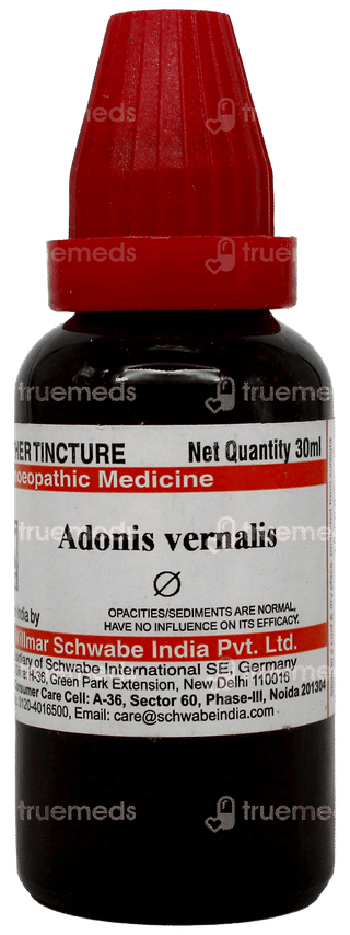 Dr Willmar Schwabe India Adonis Vernalis Q Mother Tincture 30 ML